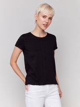 Load image into Gallery viewer, Charlie b Organic Cotton Slub Short Sleeve Tee
