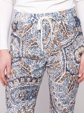 Load image into Gallery viewer, Charlie b Printed Pull-On Suede Jogger Pants
