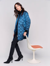 Load image into Gallery viewer, Charlie b Long Quilted Puffer Coat
