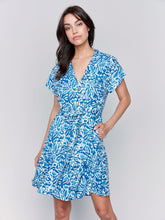 Load image into Gallery viewer, Charlie b Short Sleeved Button Front Dress
