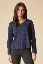 Load image into Gallery viewer, Habitat Shadow Stripe Seamed Tee

