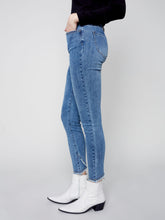 Load image into Gallery viewer, Charlie b Stretchy Jeans with Tulip Hem
