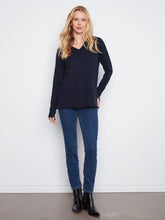 Load image into Gallery viewer, Charlie b Long Sleeve Basic Sweater

