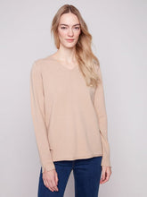 Load image into Gallery viewer, Charlie b Basic V Neck Sweater
