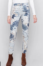 Load image into Gallery viewer, Charlie b Crinkled Printed Suede Pull-on Pant
