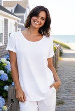 Load image into Gallery viewer, Escape by Habitat Short Sleeve Tee Shirt with a Scoop Neck

