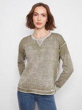Load image into Gallery viewer, Charlie b Cotton Long Sleeve Crew Neck Sweater

