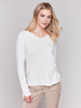 Load image into Gallery viewer, Charlie b Basic V Neck Sweater
