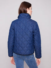 Load image into Gallery viewer, Charlie b Quilted Puffer Jacket with Removable Hood
