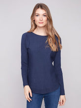 Load image into Gallery viewer, Charlie b Plushy Knit Crew Knit Sweater
