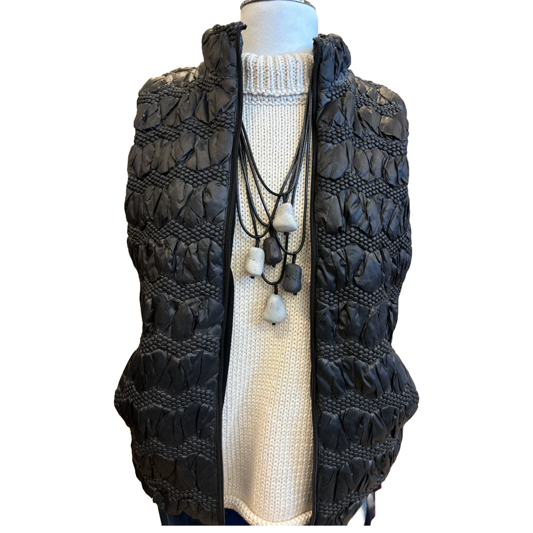 Picadilly Quilted Zip-Front Vest