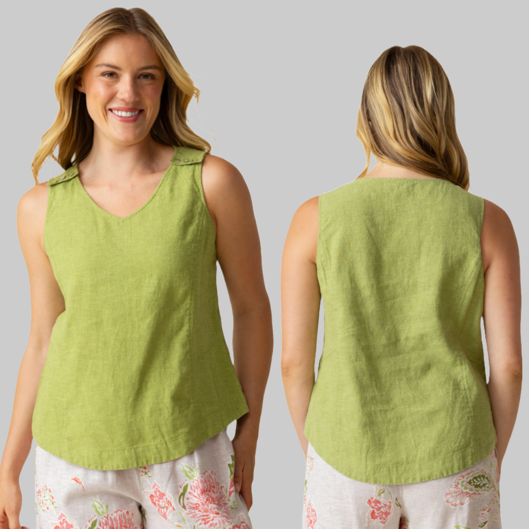 Habitat Sleeveless Top with Front Seamlines