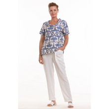 Load image into Gallery viewer, Short Sleeve Top with a Cowl Neckline
