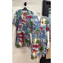 Load image into Gallery viewer, One Summer Maya Dress with a V-Neck and Ruffle Sleeve
