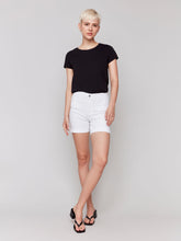 Load image into Gallery viewer, Charlie b Twill Short with Folded Hem
