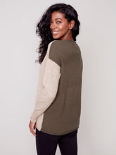 Load image into Gallery viewer, Charlie b Colour-Blocking Sweater with Stitch Detail
