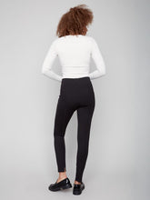 Load image into Gallery viewer, Charlie b Pant with Slits and Stitch Detail
