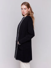 Load image into Gallery viewer, Charlie b Blanket Stitch Long Cardigan
