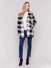 Load image into Gallery viewer, Charlie b Knit Plaid Coat
