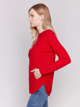 Load image into Gallery viewer, Charlie b Knit Sweater with Lace Up Cuffs
