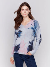 Load image into Gallery viewer, Charlie b Printed Plush Knit Sweater
