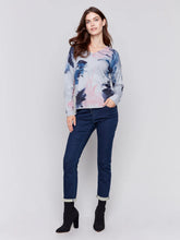 Load image into Gallery viewer, Charlie b Printed Plush Knit Sweater
