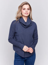 Load image into Gallery viewer, Charlie b Sweater with Removable Scarf
