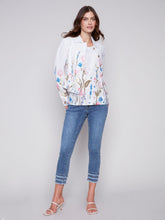 Load image into Gallery viewer, Charlie b Printed Linen Jean Jacket
