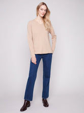 Load image into Gallery viewer, Charlie b Basic V Neck Sweater
