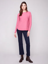 Load image into Gallery viewer, Charlie b Plushy Knit Crew Knit Sweater
