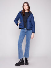 Load image into Gallery viewer, Charlie b Quilted Puffer Jacket with Removable Hood
