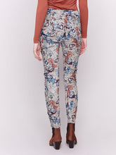 Load image into Gallery viewer, Charlie b Crinkled Printed Suede Pull-on Pant
