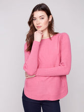 Load image into Gallery viewer, Charlie b Plushy Knit Crew Knit Sweater
