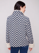 Load image into Gallery viewer, Charlie b Boucle Short Jacket with Sherpa Trim
