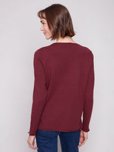 Load image into Gallery viewer, Charlie b Basic V Neck Sweater

