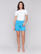 Load image into Gallery viewer, Charlie b Twill Short with Folded Hem
