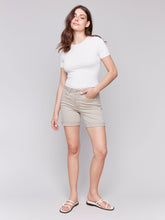 Load image into Gallery viewer, Charlie b Twill Short with Folded Hem
