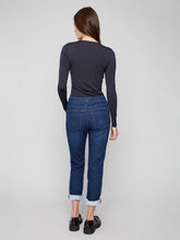 Load image into Gallery viewer, Charlie b Knit Jogger Pants with Elastic Waistband and Pockets
