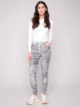 Load image into Gallery viewer, Charlie b Printed Pull-On Suede Jogger Pants
