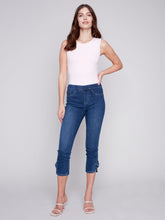 Load image into Gallery viewer, Charlie b Pull On Pant With Bow Detail at Hem
