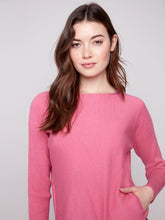 Load image into Gallery viewer, Charlie b Plushy Knit Crew Knit Sweater
