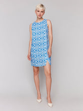 Load image into Gallery viewer, Charlie b Printed Sleeveless Crew Neck Dress
