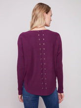 Load image into Gallery viewer, Charlie b Plushy Knit Crew Knit Sweater
