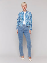 Load image into Gallery viewer, Charlie b Printed Linen Blend Jacket
