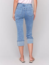 Load image into Gallery viewer, Charlie b 5 Pocket Jeans with Snap Button Detail at Hem
