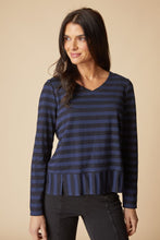 Load image into Gallery viewer, Habitat Shadow Stripe Seamed Tee
