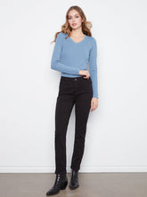 Load image into Gallery viewer, Charlie b Cuffed Hem Twill Jeans
