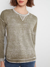 Load image into Gallery viewer, Charlie b Cotton Long Sleeve Crew Neck Sweater
