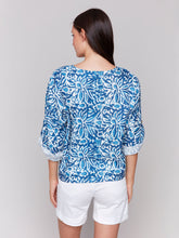 Load image into Gallery viewer, Charlie b Printed 3/4 Sleeve Top (Copy)
