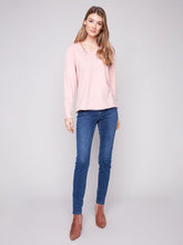 Load image into Gallery viewer, Charlie b Basic V Neck Sweater
